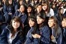 Festival intercolegial de bastoneras y coreografías