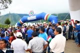 La inauguración de la vía Bola Verde - El Tejar - Santa Rosa - La Esperanza. 